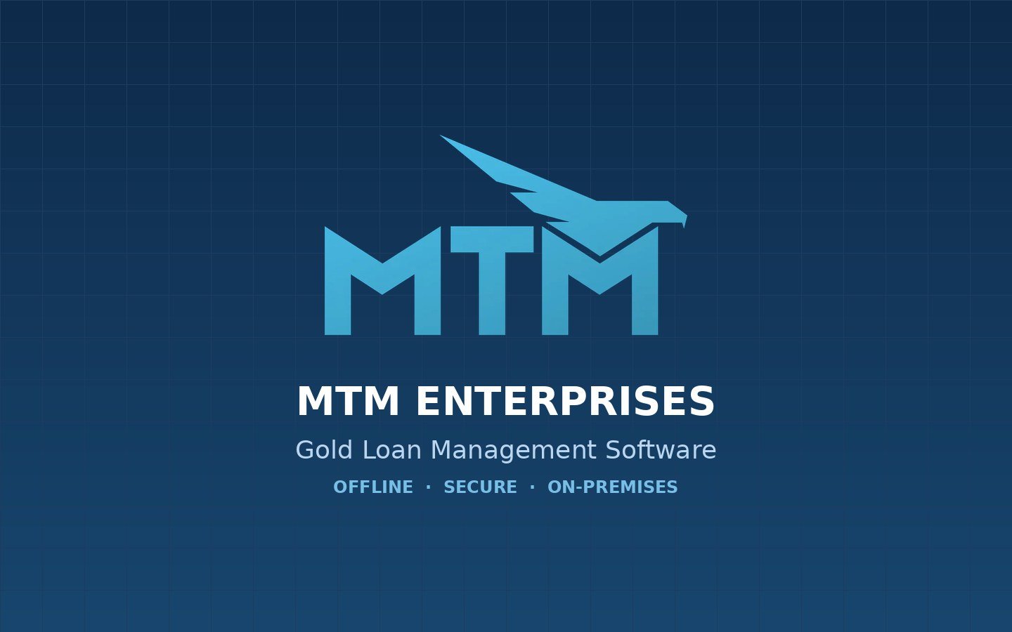Gold loan management offline software developed by Futurum Works for MTM Enterprises